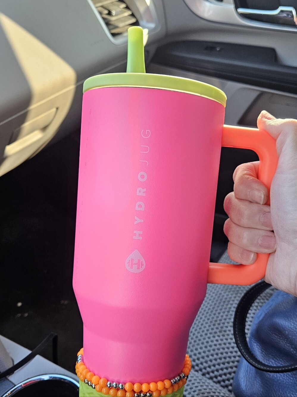 HydroJug 40 Oz traveler ORCHID